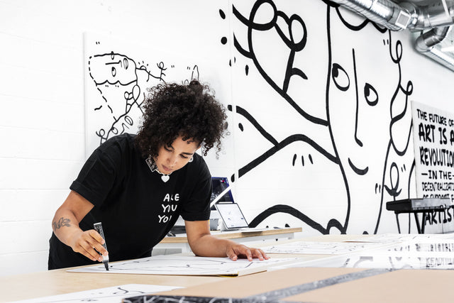 In the studio with Kimberly M. Wang