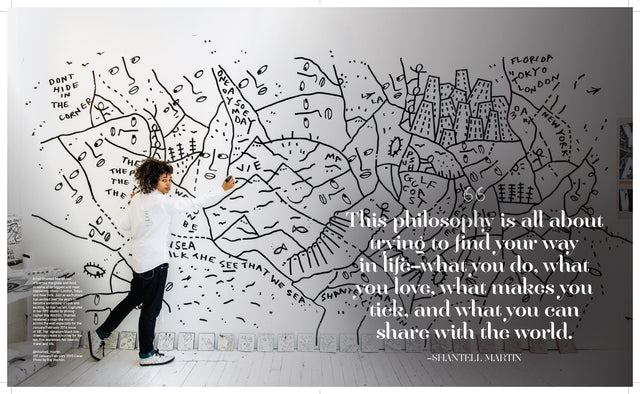 Shantell quoted in VIE Magazine