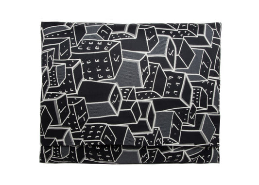 Places Spaces Faces Pillow (Black)