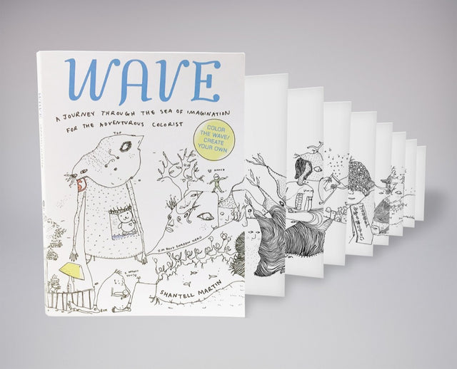 Wave Colouring book