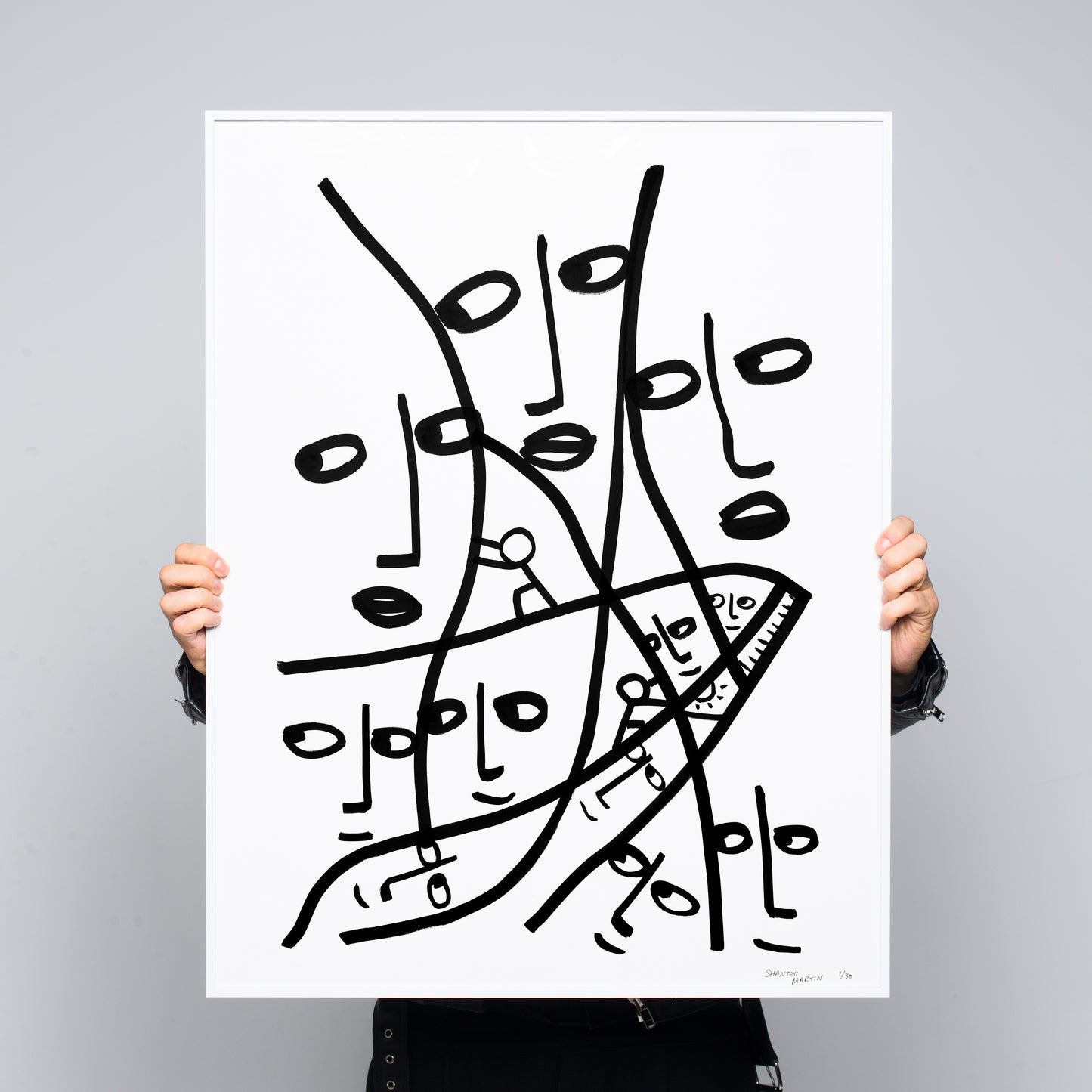 We Nine Faces (unframed)