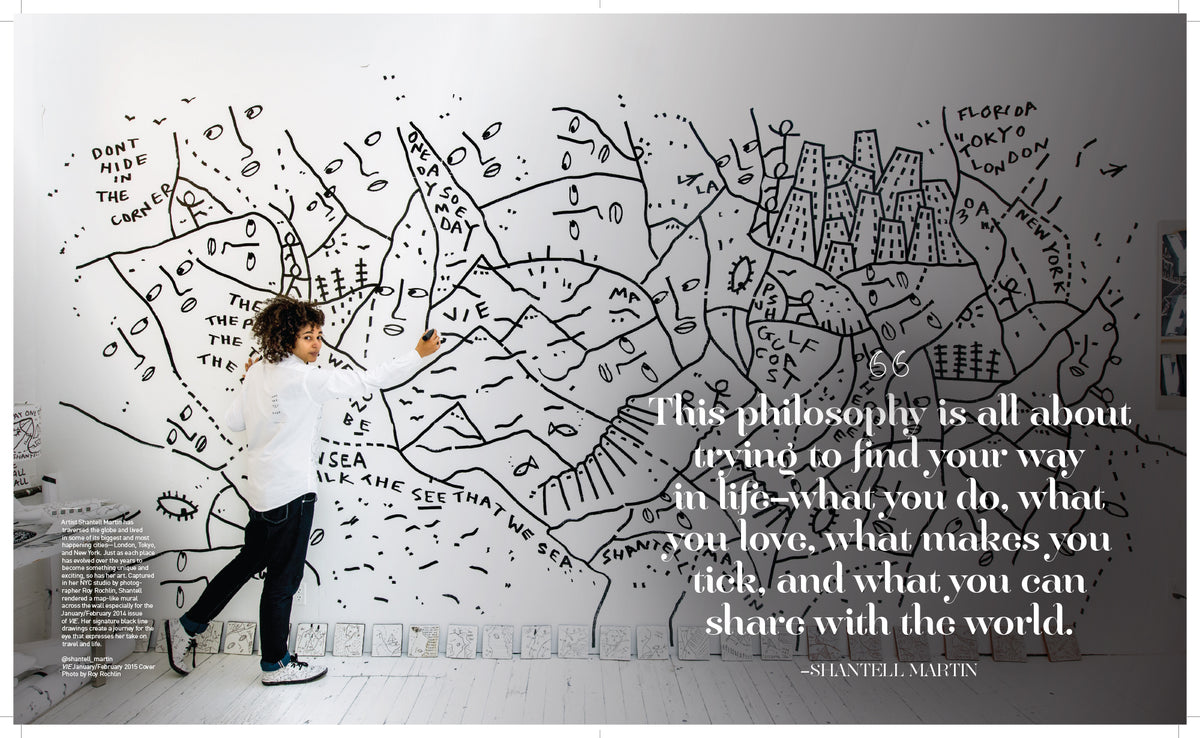 Shantell quoted in VIE Magazine
