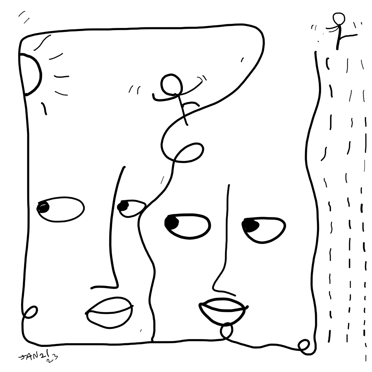 Reply Card 2023/01/21 by Shantell Martin