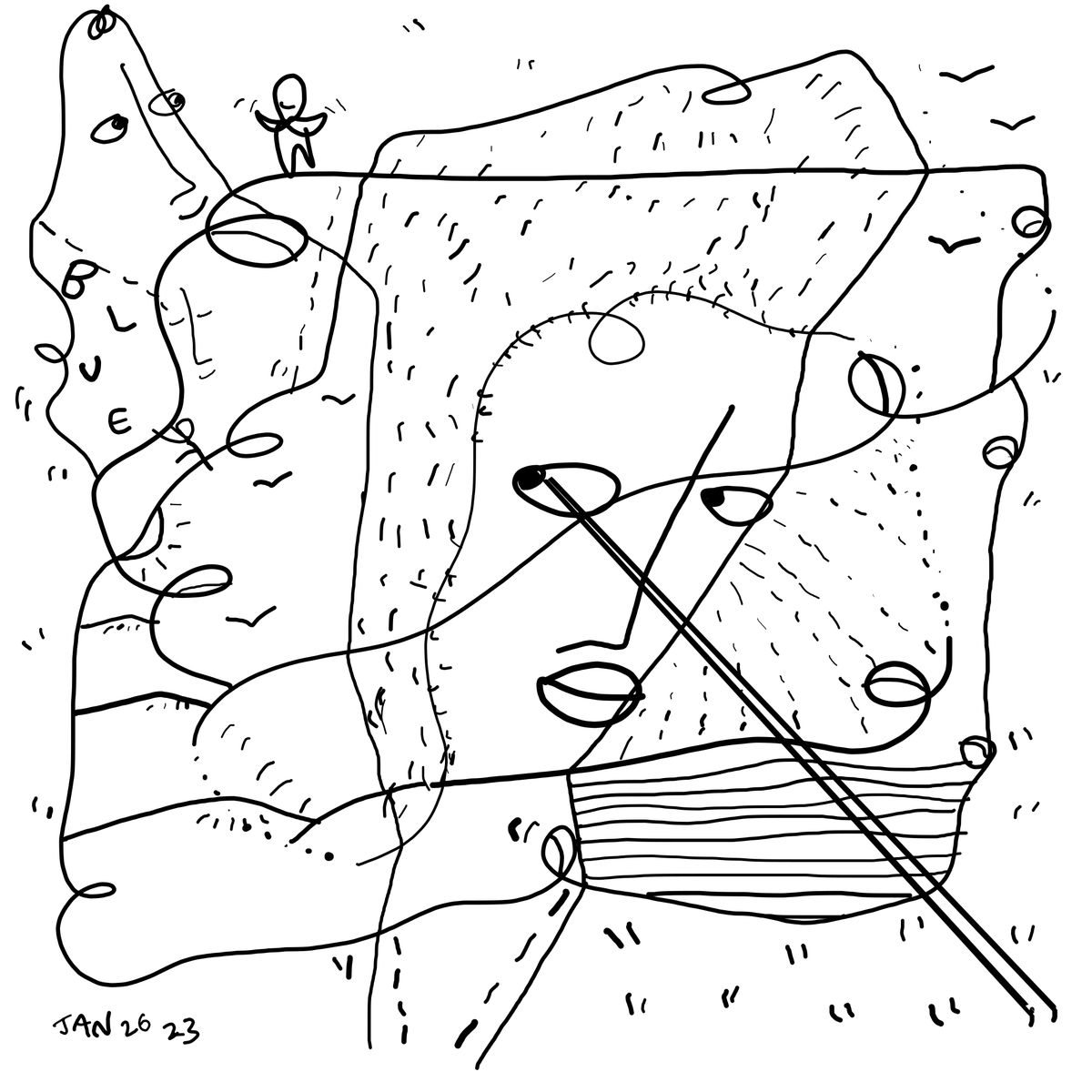 Reply Card 2023/01/26 by Shantell Martin