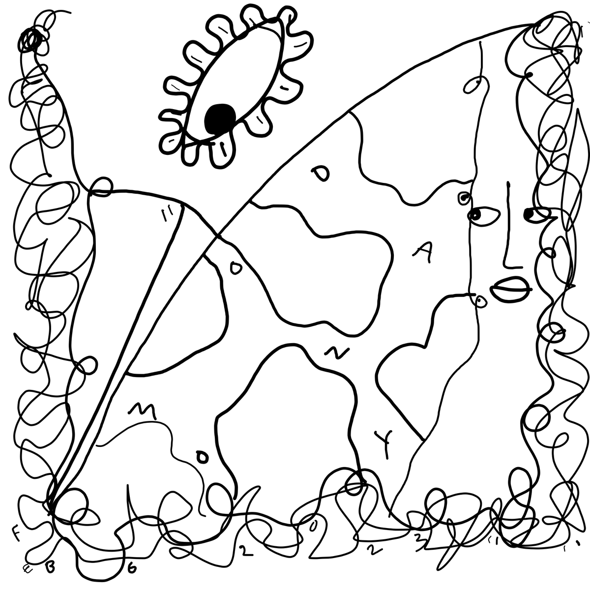 Reply Card 2023/02/06 by Shantell Martin
