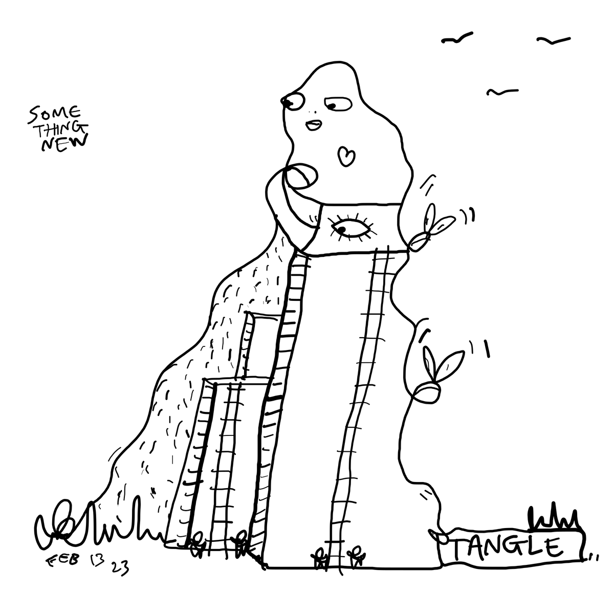 Reply Card 2023/02/13 by Shantell Martin