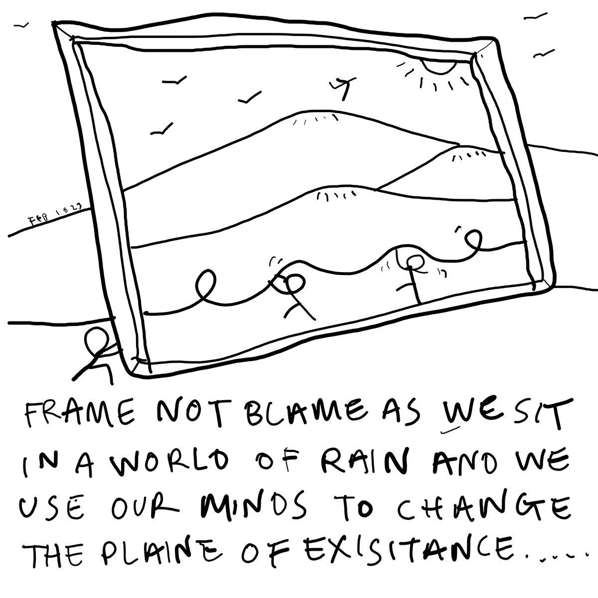 Reply Card 2023/02/18 by Shantell Martin