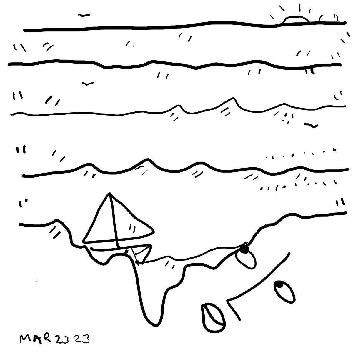 Reply Card 2023/03/23 by Shantell Martin