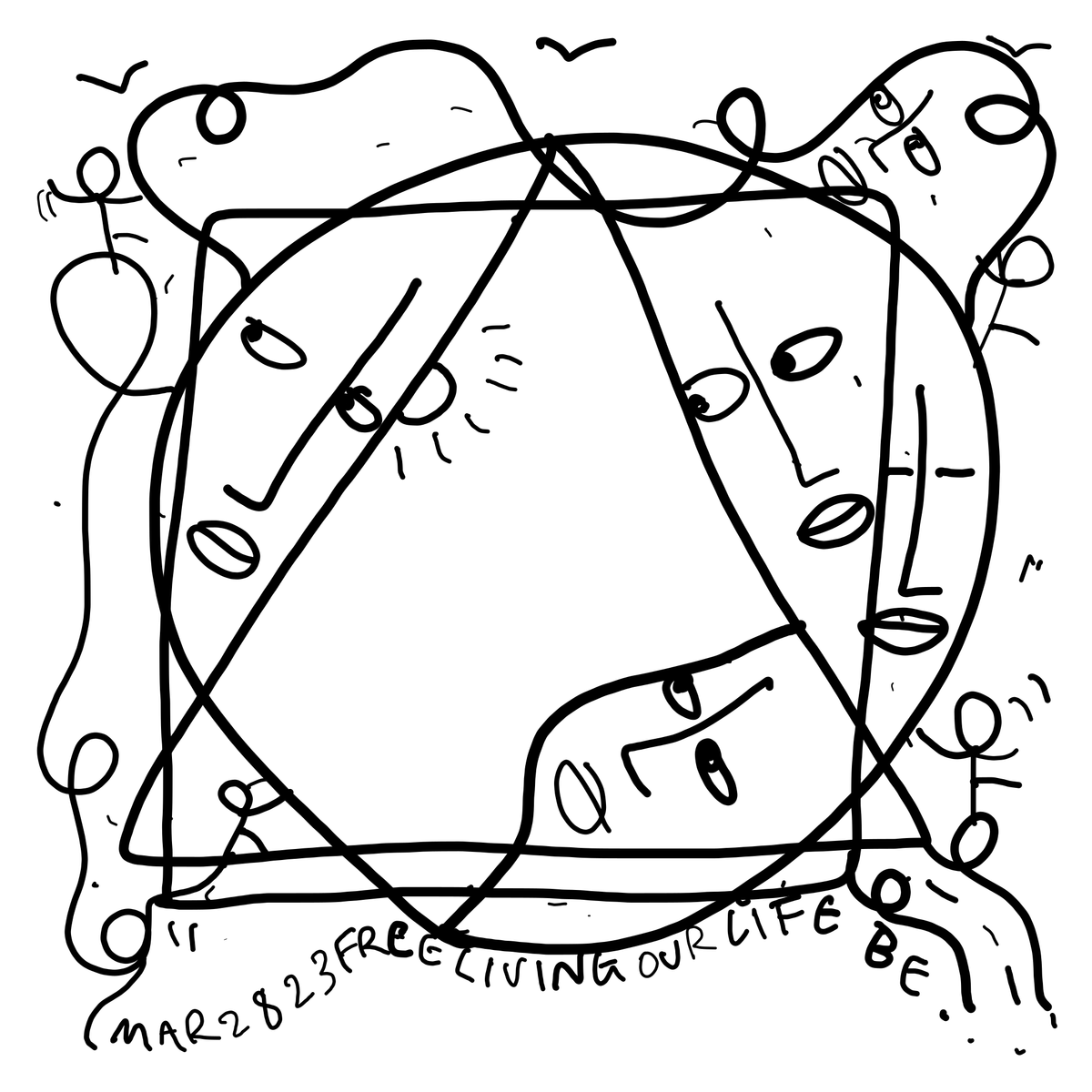 Reply Card 2023/03/28 by Shantell Martin