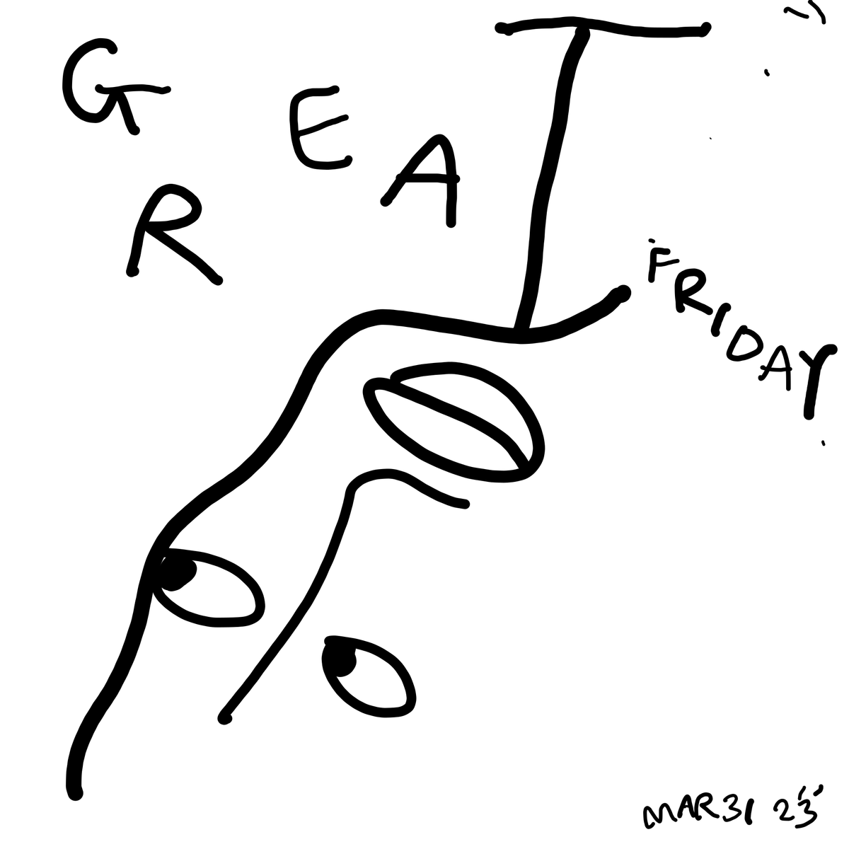 Reply Card 2023/03/31 by Shantell Martin