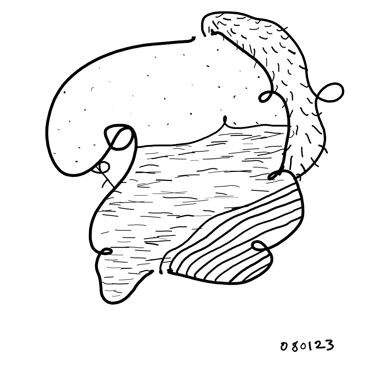 Reply Card 2023/08/01 by Shantell Martin