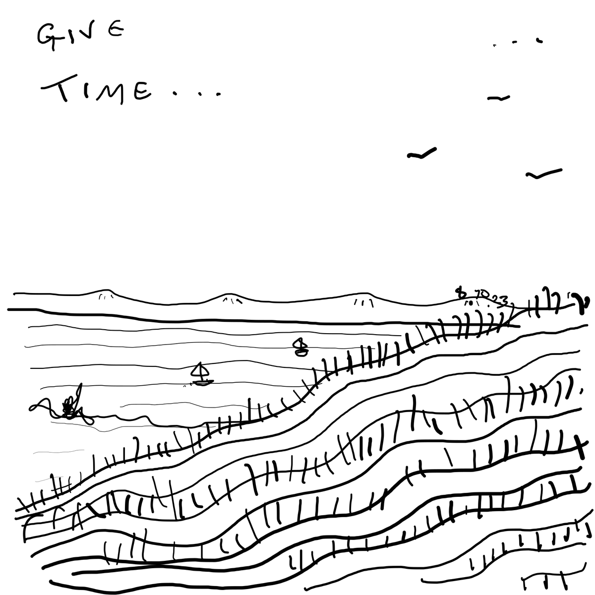 Reply Card 2023/08/10 by Shantell Martin
