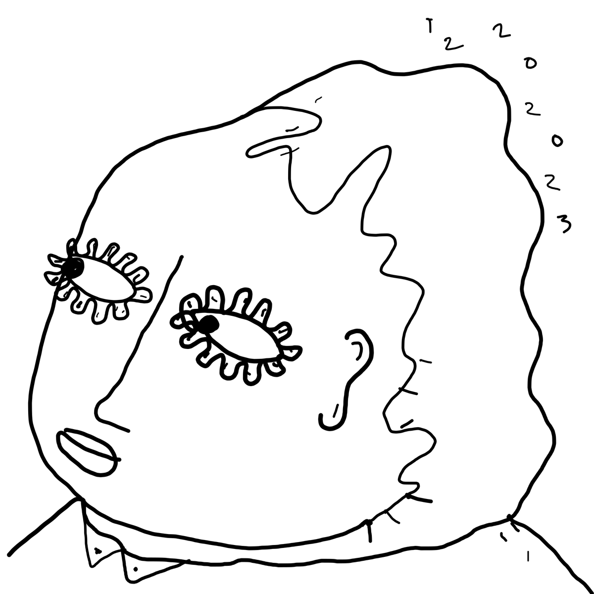 Reply Card 2023/12/20 by Shantell Martin
