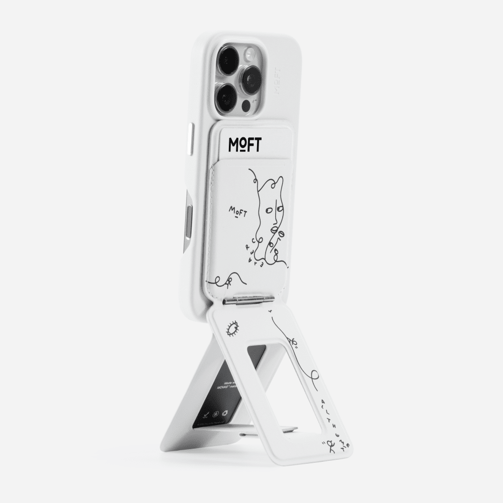 Shantell Martin x MOFT Snap Tripod For Phones MS027&W SM Tripod Wallet 