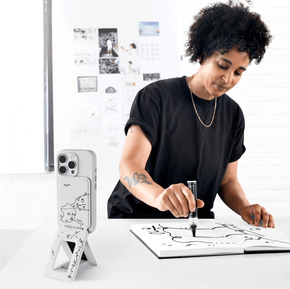 Shantell Martin x MOFT Snap Tripod For Phones MS027&W SM 
