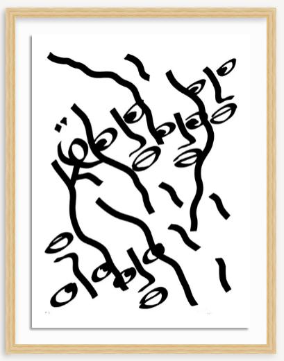 Two-Signed Lithograph-Lithograph-Shantell Martin Shop