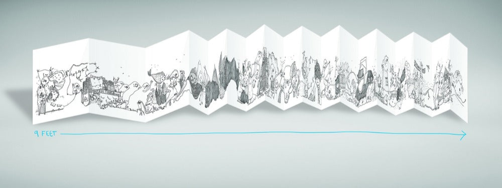 Wave Colouring book