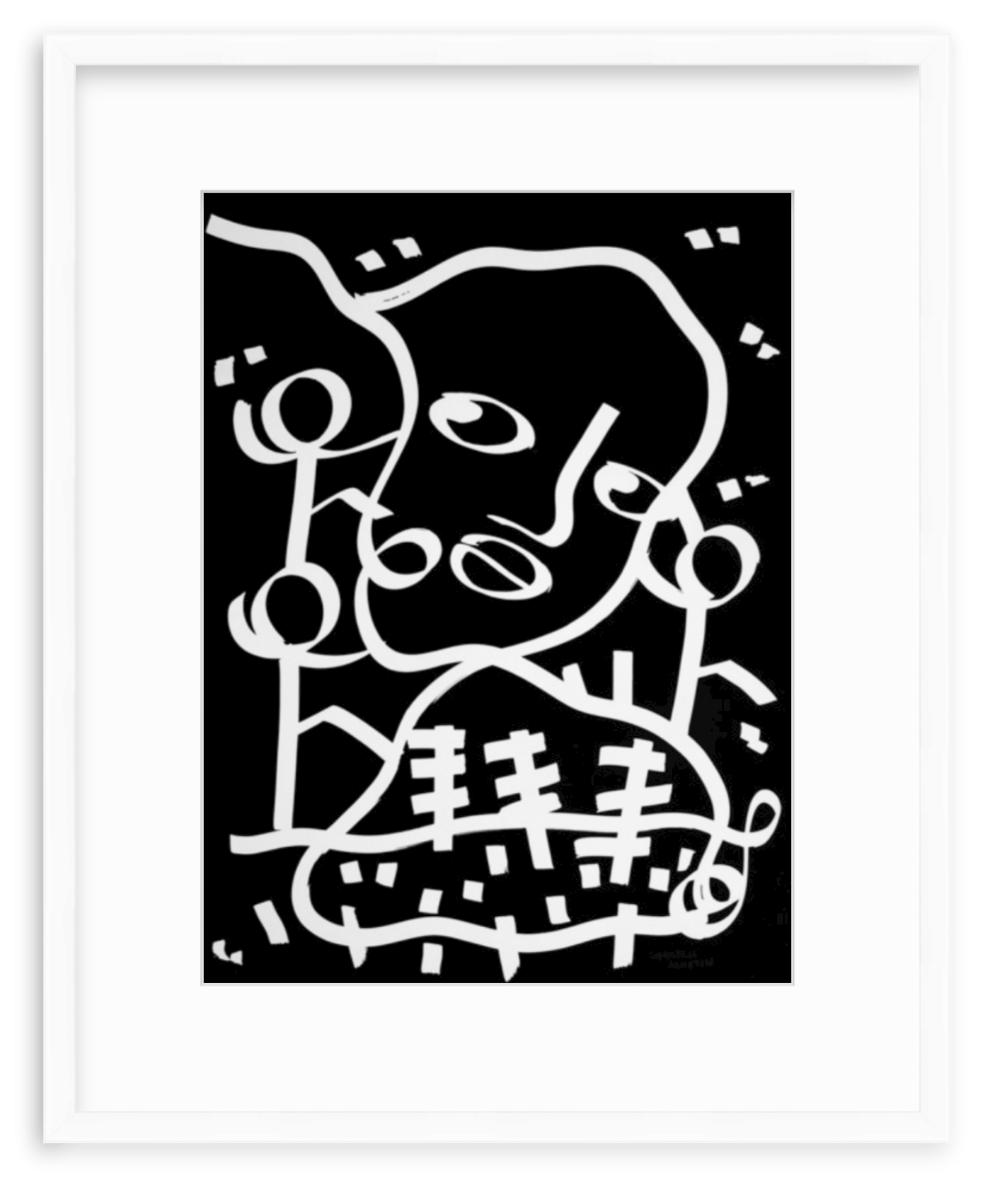 One-Signed Lithograph-Lithograph-Shantell Martin Shop