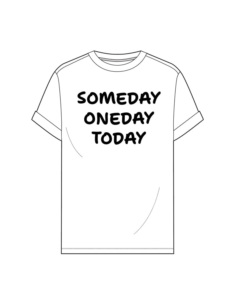 Shantell Apparel someday T shirt front