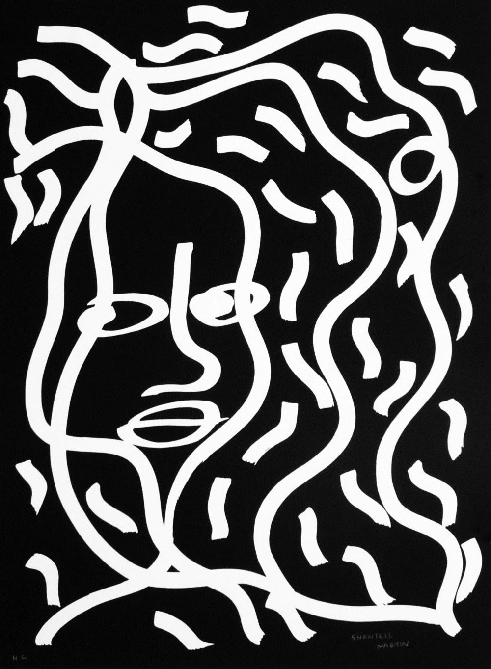 One - Six-Signed Lithograph-Lithograph-Shantell Martin Shop